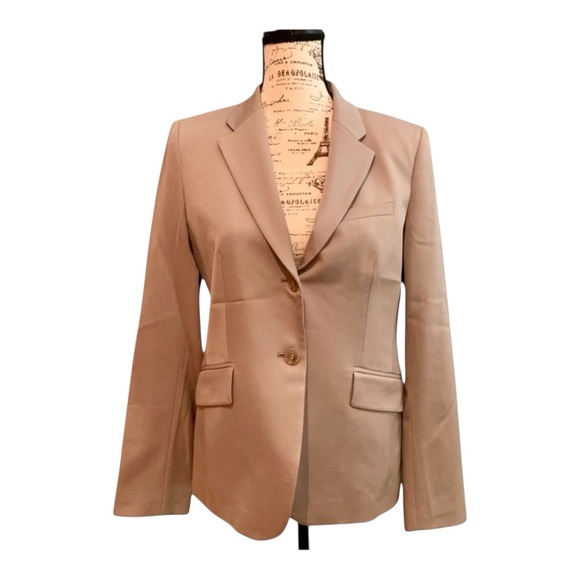 J. Crew Suit Jacket Size 8 Taupe color - Picture 2 of 7